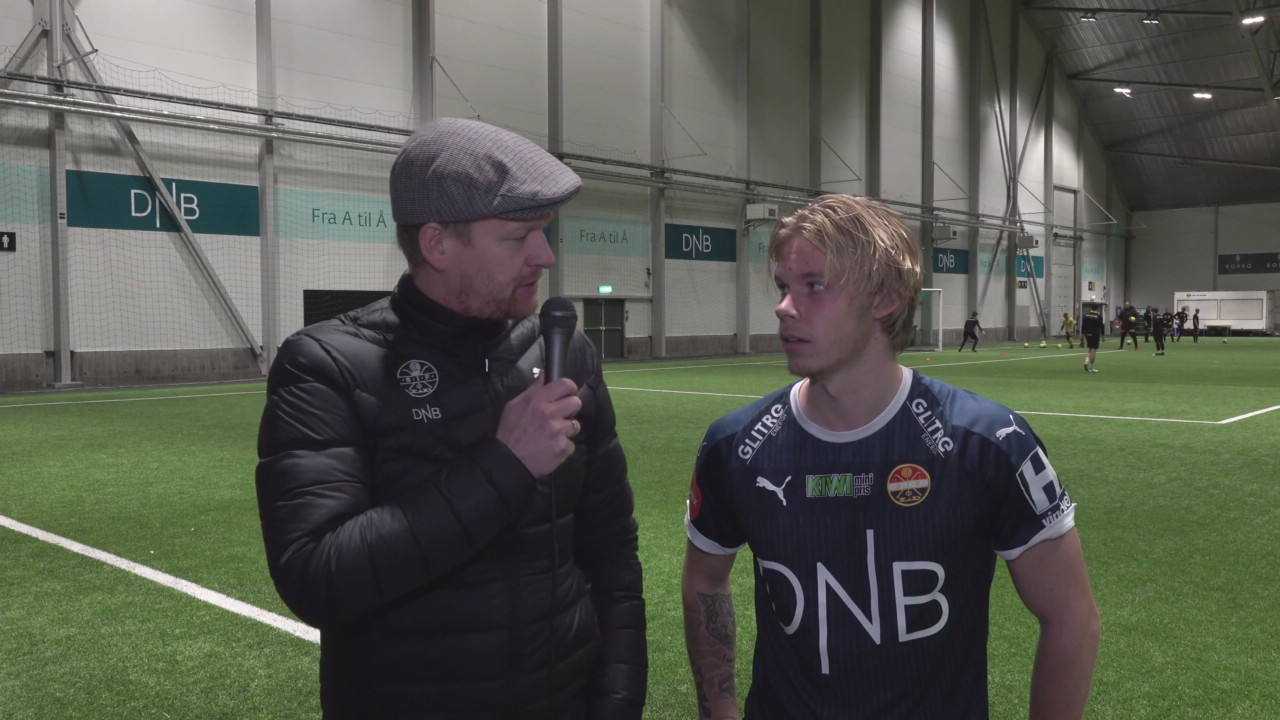 Sebastian Pedersen etter Grorud-kampen